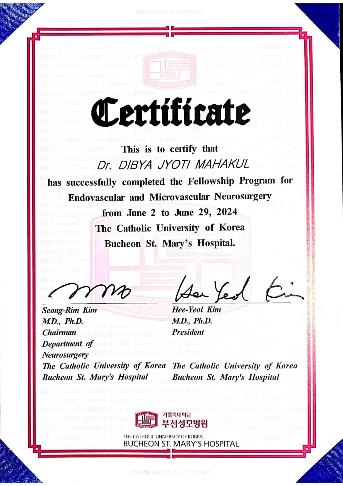 Dr. Dibya Jyoti Mahakul achievement