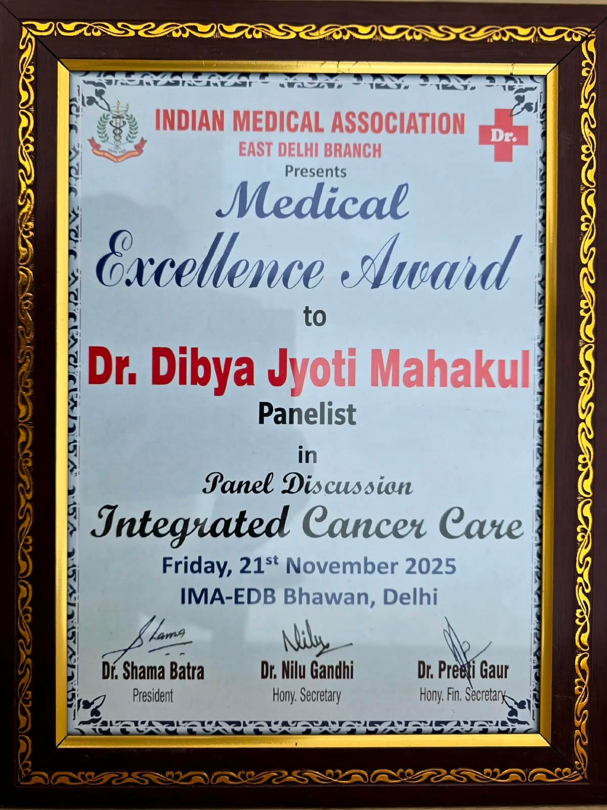 Dr. Dibya Jyoti Mahakul achievement